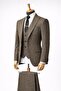Men's Italian Cut S Slim Fit Y Vest Set Suit - 2