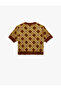 Buttoned Crew Neck Short Sleeve Argyle Pattern Knitwear Cardigan - 4