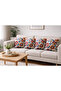 Digital Print Patterned 2-Piece Throw Pillow Cover 43X43 cm – Premium Fabric, Modern Decorative Pillowcase - 3