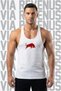 Bulls Printed Men's Stringer Athlete Tank Top - Cotton Fitness & Bodybuilding Gym Tank Top - 2