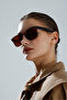 Transparent Leopard Pattern Uv Protection Sunglasses - 2