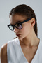 Black Framed Blue Light Protection Sunglasses - 3
