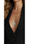 Evening Dress Zircon Stone Waterway Bow Tie Model Body Chest Accessory Necklace Bikini Bra Chain Bracket - 3