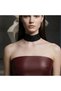Evening Dress Choker Necklace Anthracite Metal Sequin Armored Choker Women's Necklace - 2