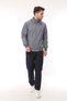 Inside Is Polar Twill Fabric Hooded Large Size Men's Tracksuit Set 4334 - 3