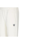 Men's Stand Collar Long Sleeve Regular Waist Tapered Leg Zipper Closure Ecru Tracksuit Set - 4