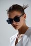 Bone Frame Square Unisex Uv Protection Sun Glasses - 7