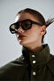 Leopard Pattern Modern Retro Uv Protection Cateye Sunglasses - 6