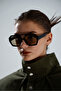 Leopard Pattern Modern Retro Uv Protection Cateye Sunglasses - 5