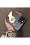 iPhone 16 Pro Compatible Silicone Edge Hard Back Anti-Fall Case Sweet Duck - 4