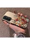 Samsung Galaxy A35 Compatible Silicone Edge Hard Back Anti-Fall Case Beautiful Flower - 3