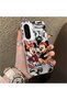 Samsung Galaxy A36 Compatible Silicone Edge Hard Back Anti-Fall Case Classic Mickey Mouse
