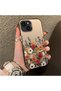 حافظة مضادة للسقوط من السيليكون المتوافقة مع هاتف iPhone 14 Plus/15 Plus، زهرة جميلة - 5