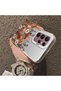 Samsung Galaxy S22 Ultra Compatible Silicone Edge Hard Back Anti-Fall Case Beautiful Flower - 3