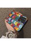 Samsung Galaxy A52/A52S Compatible Silicone Edge Hard Back Anti-Fall Case Colorful Heart - 3
