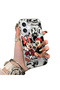 iPhone 16 Compatible Silicone Edge Hard Back Anti-Fall Case Classic Mickey Mouse - 2