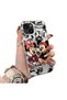 iPhone 15 Plus/14 Plus Compatible Silicone Edge Hard Back Anti-Fall Case Classic Mickey Mouse - 2