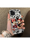 iPhone 16 Pro Max Compatible Silicone Edge Hard Back Anti-Fall Case Classic Mickey Mouse