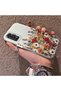 Xiaomi Redmi Note 11S Compatible Silicone Edge Hard Back Anti-Fall Case Beautiful Flower - 3