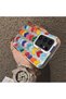 Samsung Galaxy S23 Ultra Compatible Silicone Edge Hard Back Anti-Fall Case Colorful Heart - 3