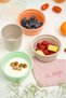 Stackable Snack Box for Kids- 6pc Multicolor Toddler Food Storage Container - 4
