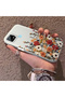Realme C21 Compatible Silicone Edge Hard Back Anti-Fall Case Beautiful Flower - 2