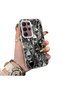 Samsung Galaxy S22 Ultra Compatible Silicone Edge Hard Back Anti-Fall Case Cheetah Figure
