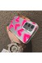 Samsung Galaxy S24 Compatible Silicone Edge Hard Back Anti-Fall Case Heart Pattern - 4