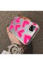 Realme C21 Compatible Silicone Edge Hard Back Anti-Fall Case Heart Pattern - 4