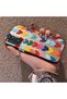 Xiaomi Redmi Note 11S Compatible Silicone Edge Hard Back Anti-Fall Case Colorful Heart