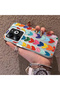 Infinix Smart 8/8 Pro Compatible Silicone Edge Hard Back Anti-Fall Case Colorful Heart