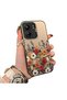 Xiaomi Redmi 13C Compatible Silicone Edge Hard Back Anti-Fall Case Beautiful Flower
