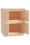Sideboard 60x34x75 cm Solid Wood Pine - 5