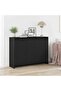 Sideboard Black 102 x 29.5 x 75 cm Engineered wood