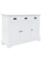 Sideboard with 3 Doors MDF and Pinewood 105x35x77.5 cm