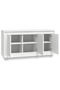 Sideboard White 102x35x55 cm Engineered Wood - 5