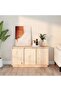 Sideboard 111x34x60 cm Solid Wood Pine - 6