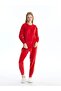 Crew Neck Embroidered Long Sleeve Women's Pajama Set (W5) - 2