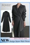 Ladies Tunic Dress Solid Color Formal Elegant Asymmetrical Pleated Design High Waiste Dress Vintage