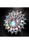 Silver Plated Stonefans Exaggerated Large Rings Women Fashion Luxury Designer Y2k Geometric Party Ac - 5