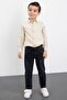 Khaki Inflatable Vest Set Shirt Boys' 3-Piece Pants Suit 23474 - 4