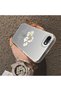 iPhone 7/8/Se 2020 2022 Compatible Silicone Edge Acrylic Back White Flower Protective Case - 5