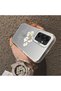 Samsung Galaxy A16 Compatible Silicone Edge Acrylic Back White Flower Protective Case - 4