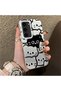 Samsung Galaxy S23 Compatible Silicone Edge Acrylic Back Sweet Cat Protective Case - 4