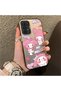 Samsung Galaxy A23 Compatible Protective Silicone Edge Acrylic Back Kuromi Case - 4