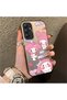 Samsung Galaxy A34 5g Compatible Protective Silicone Edge Acrylic Back Kuromi Case - 4