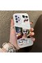 Samsung Galaxy A72 Compatible Acrylic Back Silicone Edge Clown Joker Protective Case - 4