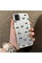 Samsung Galaxy A03 Compatible Acrylic Back Silicone Edge Bow Protective Case - 4