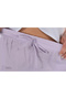 Muslin Fabric Women's Comfortable Cut, Pockets, Lace-Up, Elastic Waist Trousers - 4