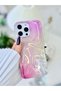 iPhone 16 Promax Compatible Shine Satin Color Gradient Shiny Silicone Protective Case - 3